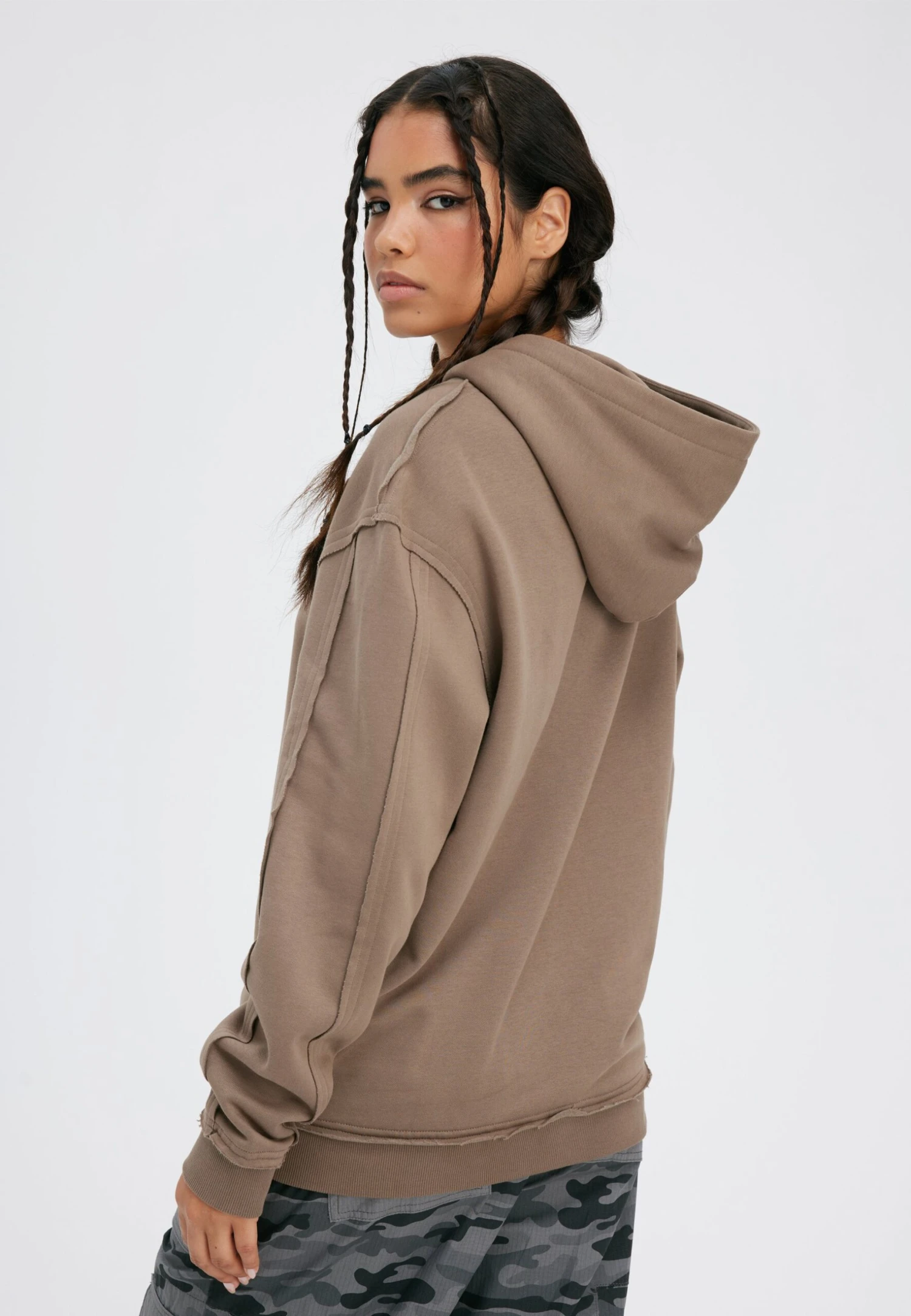 YOURTURN UnisexFelpa Con CappuccioMottled Beige Uomo Maglieria E Felpe YO121011T-B11 4 YOURTURN UnisexFelpa Con CappuccioMottled Beige Uomo Maglieria E Felpe YO121011T-B11 - immagine 4