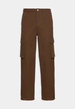 YOURTURN Unisex - Pantaloni Cargo - Brown -Yourturn f7aa819fdad24721affc894fab50e4f9 scaled