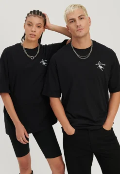 YOURTURN UnisexT-Shirt Con StampaBlack Donna T-shirt E Top YO121015R-Q11