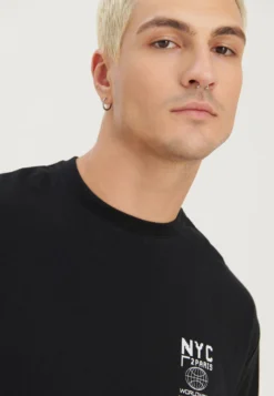 YOURTURN UnisexT-Shirt Con StampaBlack Uomo T-shirt E Polo YO121015S-Q11 -Yourturn fbbd1e2418fd4c23aa7d3e4033b1c28a scaled