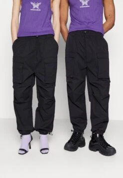 YOURTURN UnisexPantaloni CargoBlack Uomo Pantaloni YO12100WI-Q11