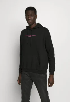 YOURTURN UnisexFelpa Con CappuccioBlack Donna Felpe YO121000H-Q11