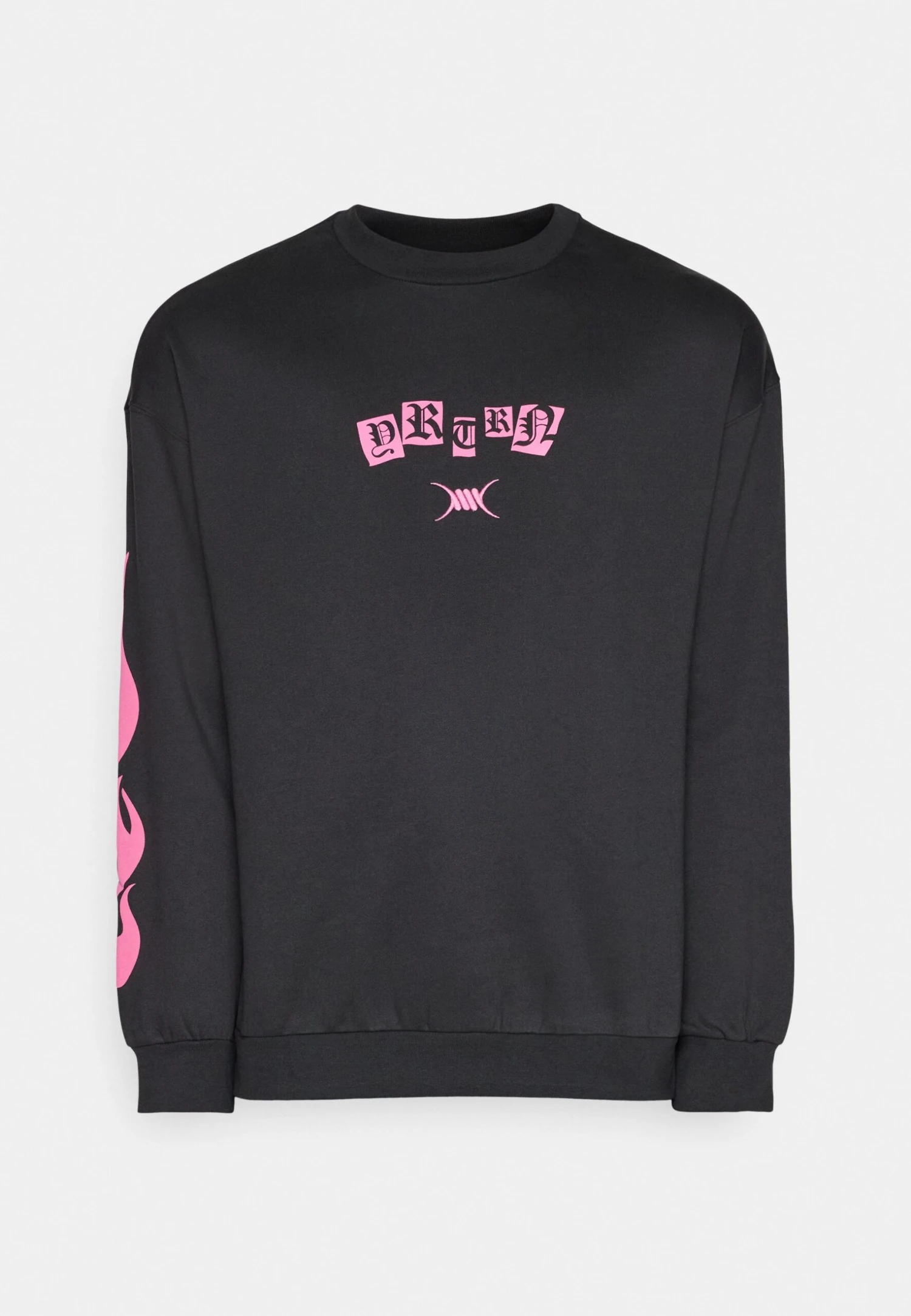 YOURTURN Burn Crew UnisexFelpaBlack Donna Felpe YO121013Z-Q11 5 YOURTURN Burn Crew UnisexFelpaBlack Donna Felpe YO121013Z-Q11 - immagine 5